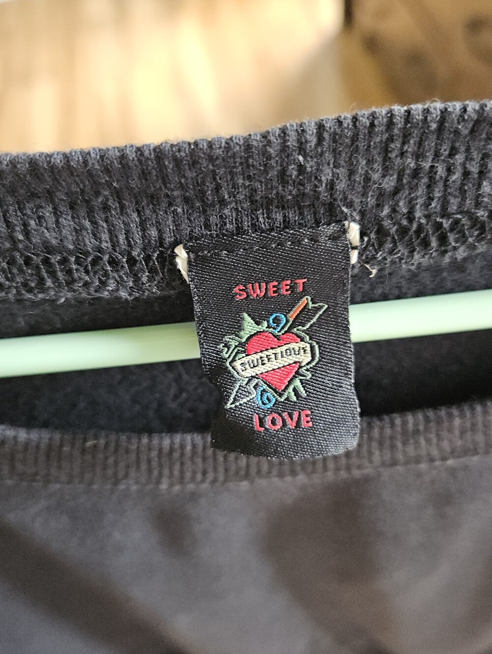 One Of A Kind Hand Painted Moon Phase Fox Pullover - Picture 6 of 6